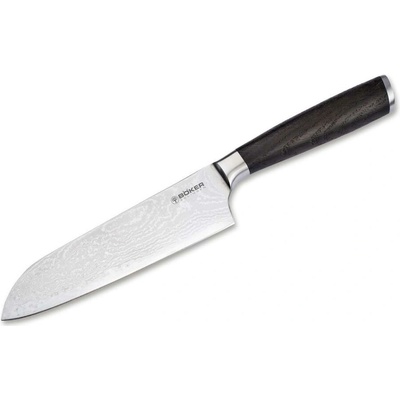 Böker - Damaškový kuchynský nôž santoku DAMAST 16,5 cm dub 130952DAM