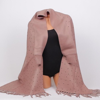 Елегантна жилетка-болеро в светлокафяво с камъчета