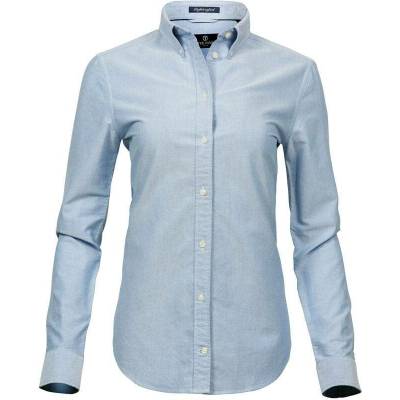 Tee Jays 4001 Oxford Perfect s dl. rukávem modrá light