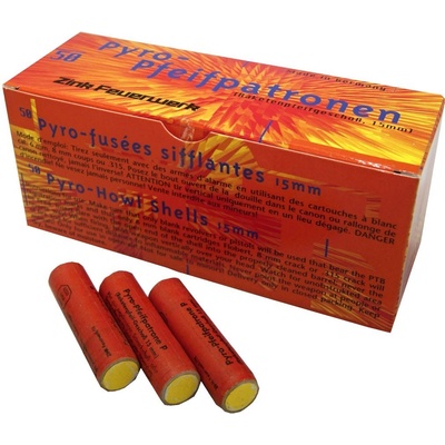 Zink Feuerwerk Pyro světlice Zink Pfeifpatronen 1 ks