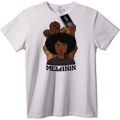 NOONEBRAND Тениска Melanin Сила - L, Black