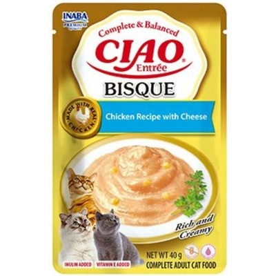 Churu Cat Entrée Bisque Chicken Recipe with Cheese 40 g