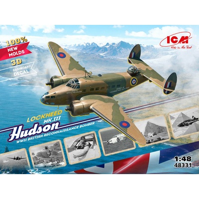 ICM Lockheed Hudson Mk.III RAF Reconnaisance Bomber 1:48