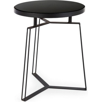 Bizzotto Холна маса Zaira, D40 см, черна (0746289)