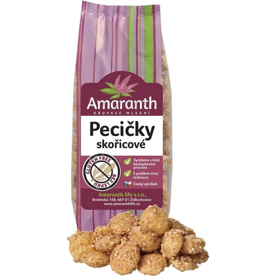 Amaranth life PECIČKY SKOŘICOVÉ BEZLEPKOVÉ 100 g