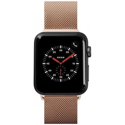 LAUT řemínek Steel Loop pro Apple Watch 42/44mm - Gold