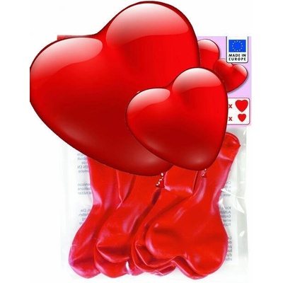 Balonky Červená srdce
