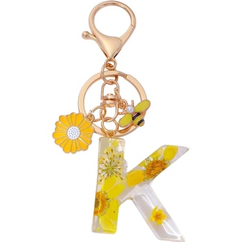 HARAHU Ключодържател Азбука - К / Жълта kp37844 (37844)