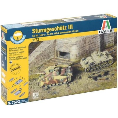 Italeri Fast Assembly y 7522 STURMGESCHUTZ III 1:72