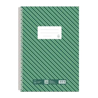 Fűzfői Papírmanufaktúra Спирална тетрадка, A4, обикновена, 70 листа, FŰZFŐI "Novum" 70800000FG (70800000FG)