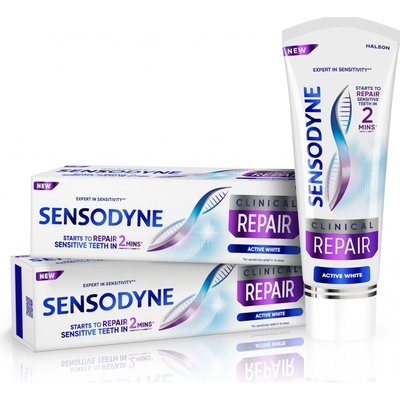 Sensodyne Clinical Repair Active White 2 × 75 ml
