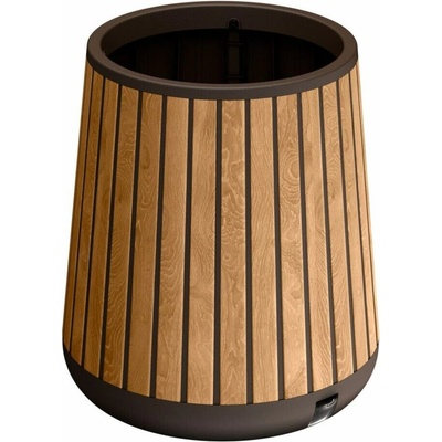 KETER KETER Deco Conic Kvetináč 62 x 51 cm, hnedý 261030