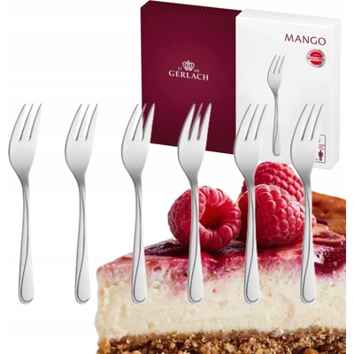 Gerlach Dezertní vidlička lesklá Mango 6 ks