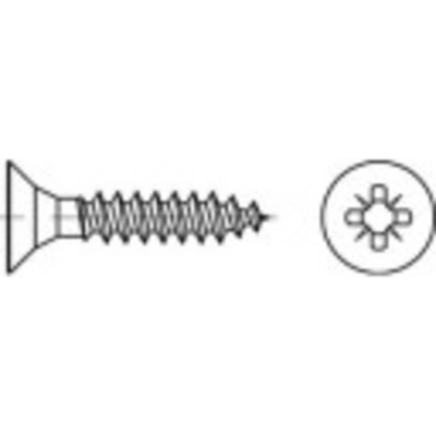 TOOLCRAFT 1069719 zápustné skrutky 3.5 mm 20 mm krížová dražka Pozidriv 88097 nerezová ocel A2 1000 ks