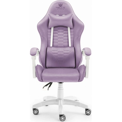 Hell's Chair HC-1000 Purple White Fabric
