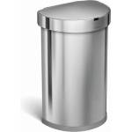 simplehuman - Безконтактна кошница с датчик за движение, 45 л, матирана неръждаема стомана ST2009 (ST2009)