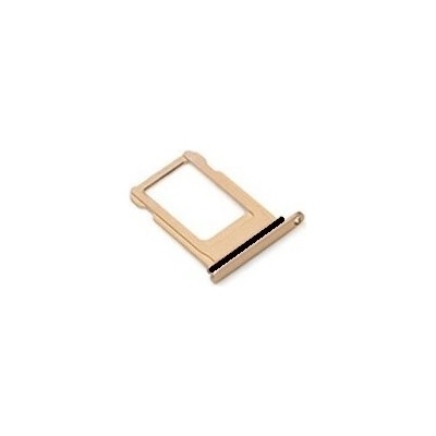 Šuplík pro NanoSIM kartu pro iPhone 7 Plus s těsněním Zlatá