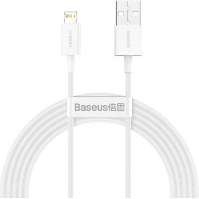 Baseus Кабел Baseus - Superior, USB-А/Lightning, 1 m, бял (CALYS-A02_VZ)