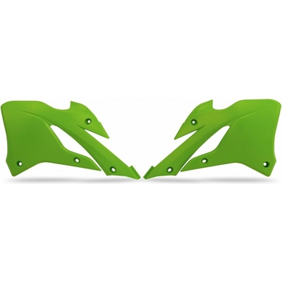 UFO kryty chladiče KAWASAKI KX 85 22-25, KX 112 22-25 barva zelená