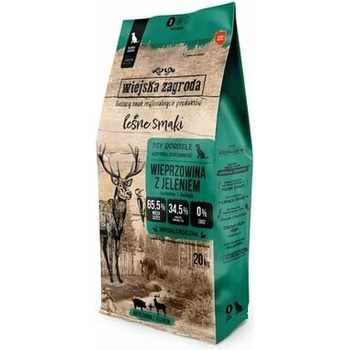 Wiejska Zagroda Lesné príchute Chrumkavé bravčové s jeleňom S 20 kg