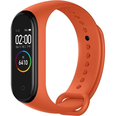 HQWear Каишка съвместима с Xiaomi Mi Band 3/Mi Band 4, оранжев (8720847540928)