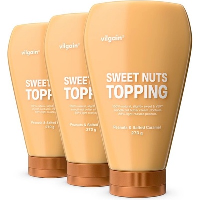 Vilgain Sweet Nuts Topping Arašídy se slaným karamelem 270 g