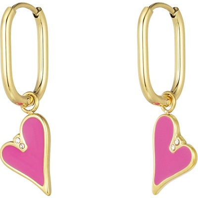Ornamenti náušnice Love gold OOR300127