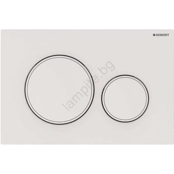 Geberit 115.882. 01.1 - Бутон за промиване Sigma20 24, 6x16, 4 см бял (GB0046)