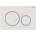 Geberit 115.882. 01.1 - Бутон за промиване Sigma20 24, 6x16, 4 см бял (GB0046)