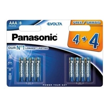 PANASONIC EVOLTA Platinum LR03EGE/8BW 4+4F AAA 8ks