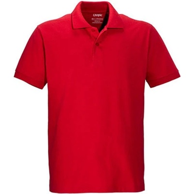 Utopic Unisex polo triko UT23005 Red