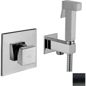 PAFFONI Bidet Kit - Скрита смесителна батерия за биде, с душ и корпус, матово черна KITDUP112NO (KITDUP112NO)