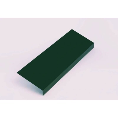 Podkladní okapnice r.š.167mm pozink lakovaný RAL 6005 zelená mechová s folií dl.2m