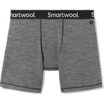 Smartwool Мъжко мериносово термобельо Smartwool Boxer Brief Boxed Merino base layer - Medium Gray Heather - размер XXL (015-1630-0515)