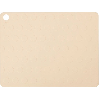 OYOY Dotto Подложки за чинии ванилови, 2 бр (L10172)