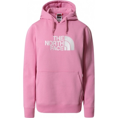 The North Face Drew Peak Pullover Hoodie ružová/biela