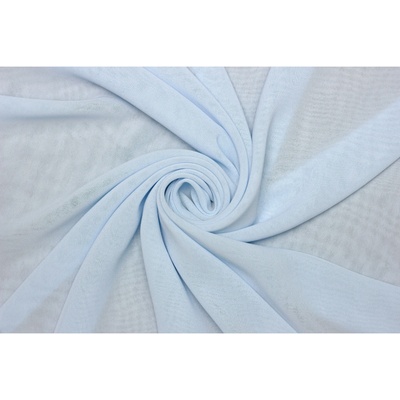 Šifon žoržetový - Světle modrý