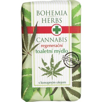 Bohemia Herbs Cannabis Konopný olej regenerační toaletní mýdlo 100 g