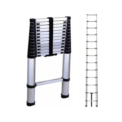 MXM Телескопична стълба, стомана 3, 8 м