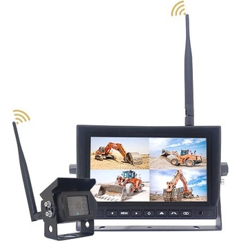 TSS Group TFT7HDW Монитор 7-инчов безжичен комплект, 4ch 4split 12/24V (3021)