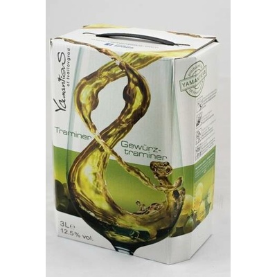 Yamantievs Bag in Box Traminer bílá 2025 12,5% 3 l (karton)