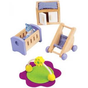 Hape - Кукленско обзавеждане за бебешка стая H3459