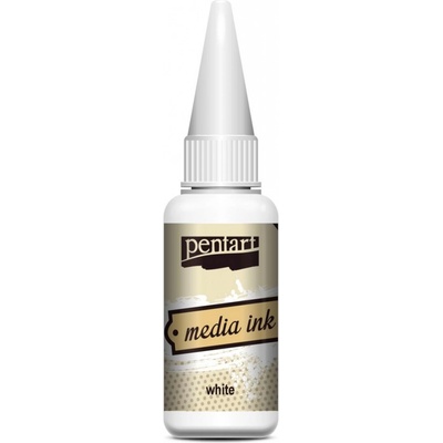 Pentart Alkoholový inkoust 20 ml BÍLÁ – Zboží Dáma