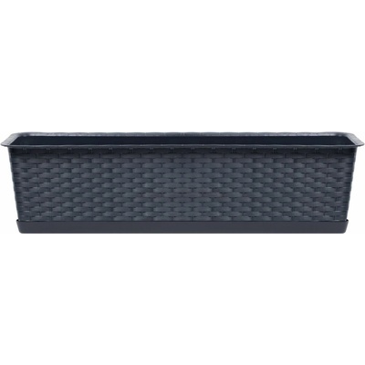 Prosperplast RATOLLA CASE P truhlík s miskou 58,7x17,3x15cm antracit ISR600P