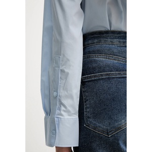 Tommy Hilfiger риза дамска от памук с еластан (WW0WW47169) - answear - 91,90 лв