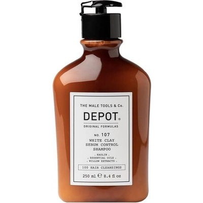 Depot No. 107 White Clay Sebum Control шампоан за мазен скалп 250 ml