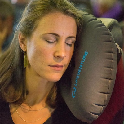 Lifeventure Inflatable Pillow šedá 36x51x10