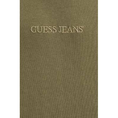 Guess Jeans Памучна тениска Guess Jeans в зелено с изчистен дизайн M4YI44 K8FQ4 (M4YI44.K8FQ4)