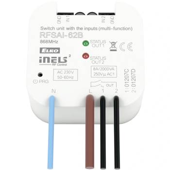 ELKO EP RFSAI-62B | Двуканален безжичен превключващ елемент (4999 standard)