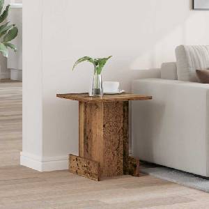 vidaXL Крайна масичка Старо дърво 35, 5 x 35 x 40 см (891214)